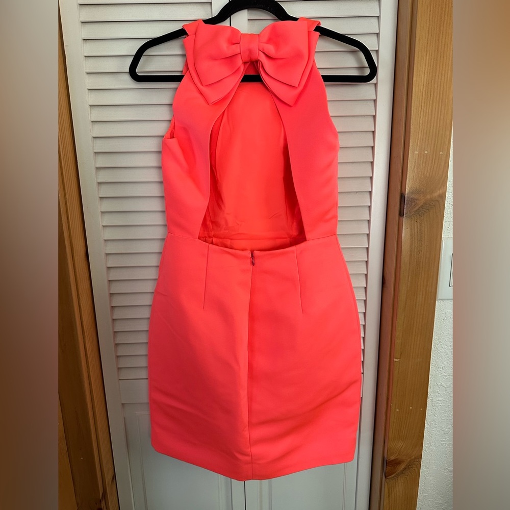 Kate Spade Vibrant Pink Backless Dress